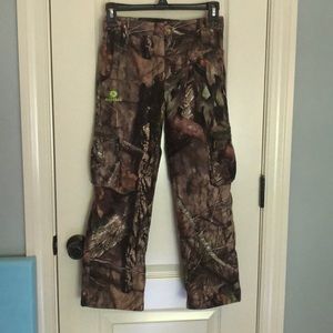 kids water proof mossy oak hunting pants